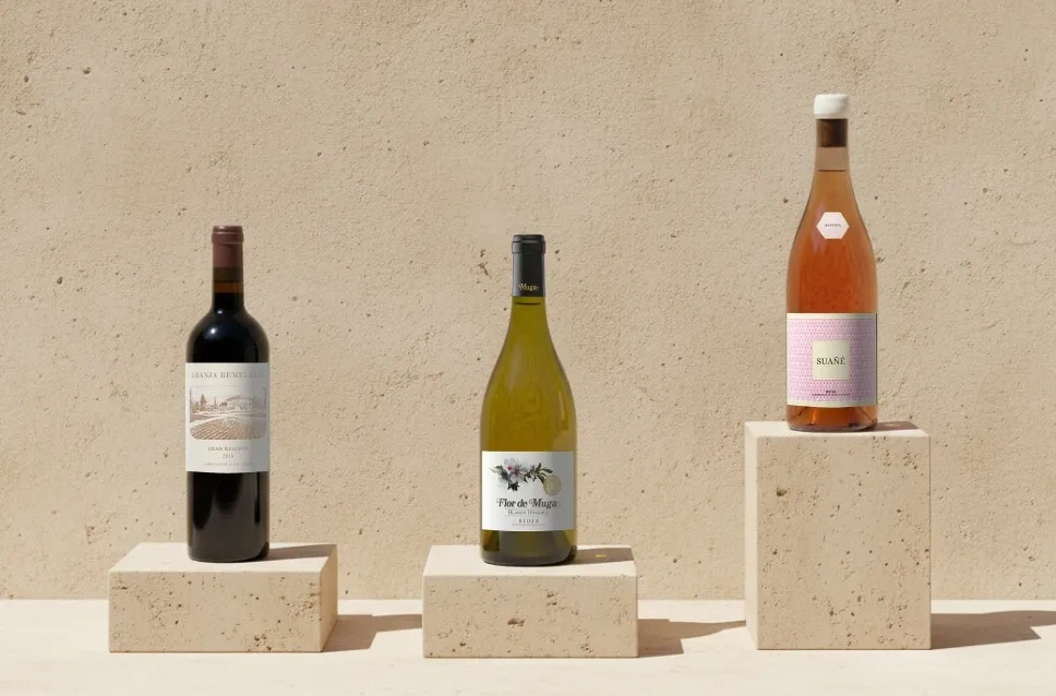 Garrafas de vinhos Top Rioja