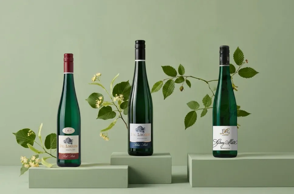 Vinhos de la adega Dr. Loosen