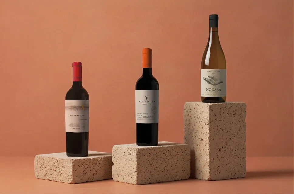 Vinhos de la adega Valtravieso