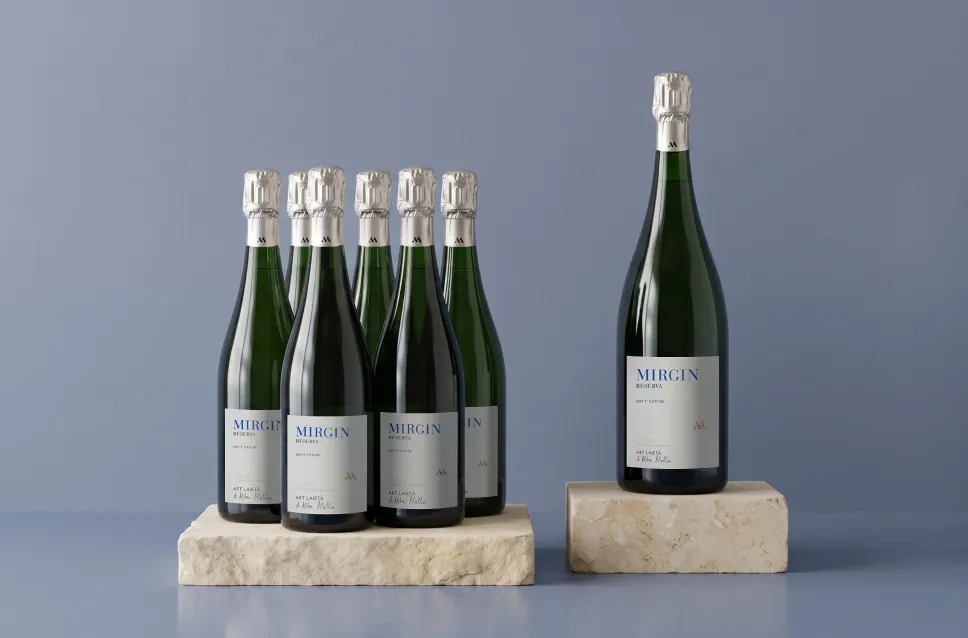 Garrafas de cava Art Laietà Mirgin Reserva