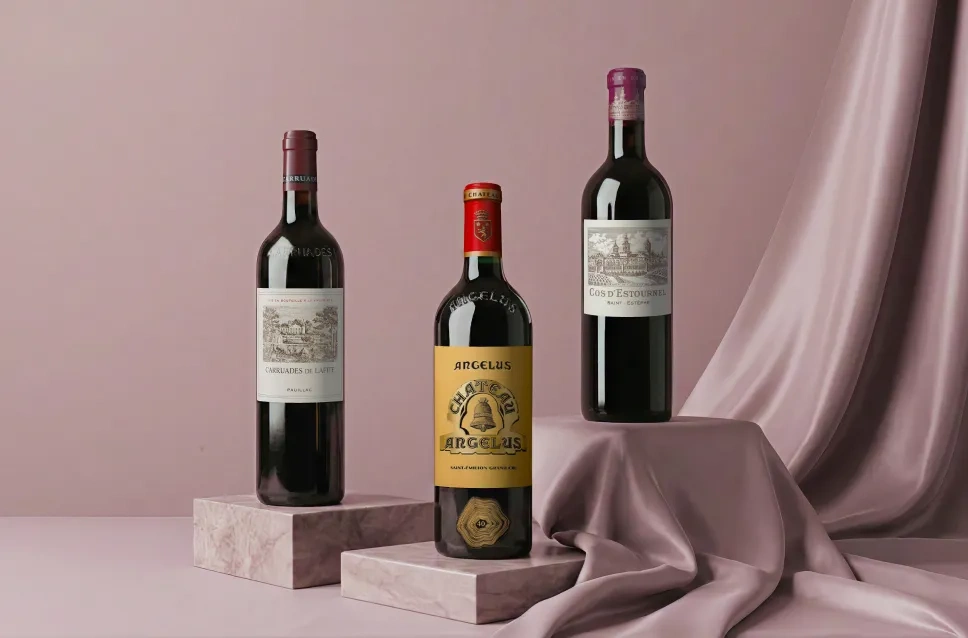 Garrafas de vino Primeur Bordéus 2025