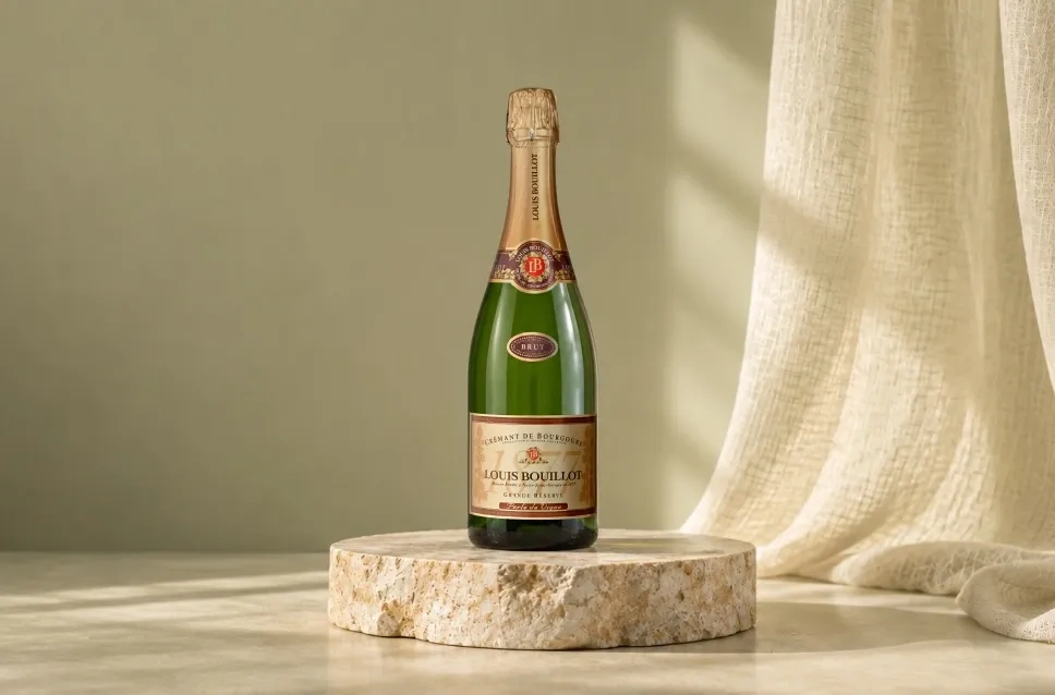 Garrafa de champanhe Louis Bouillot Perle de Vigne