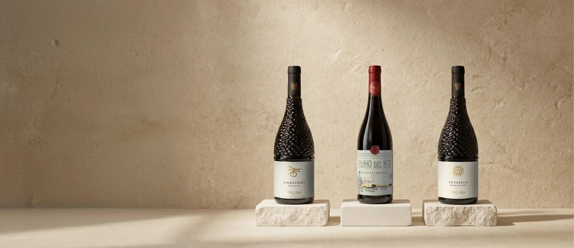 Vinhos de la adega Tagaro