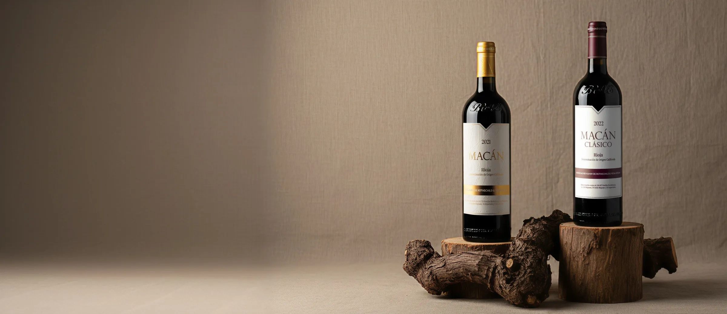 Vinhos de la adega Macán