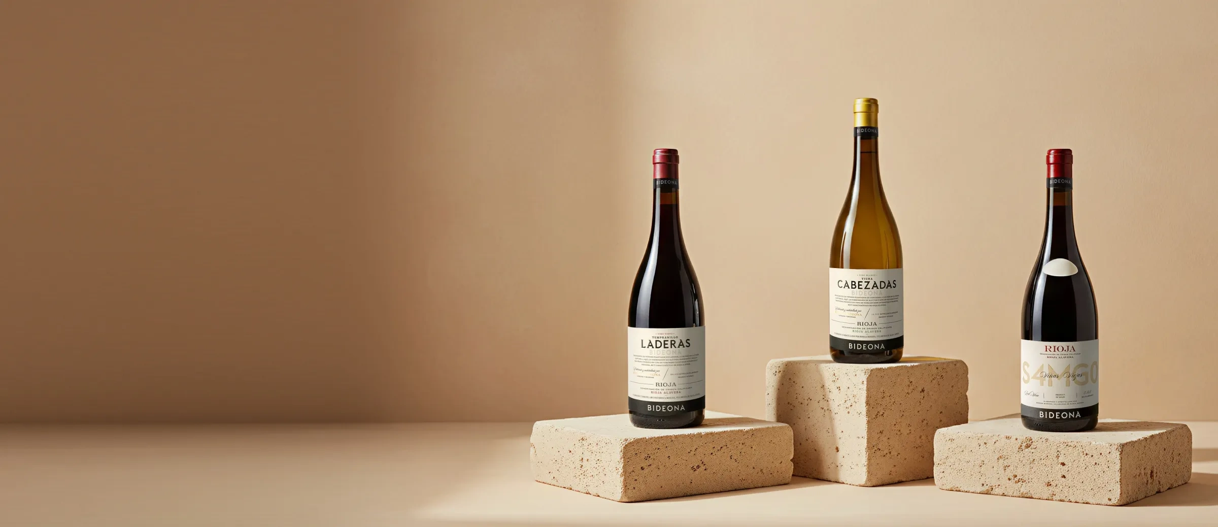 Vinhos de la adega Bideona