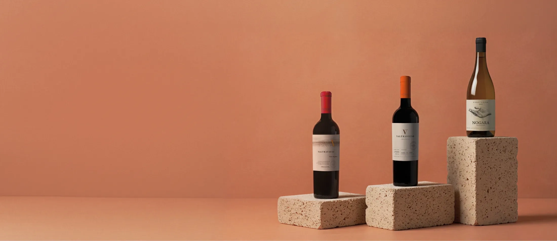 Vinhos de la adega Valtravieso