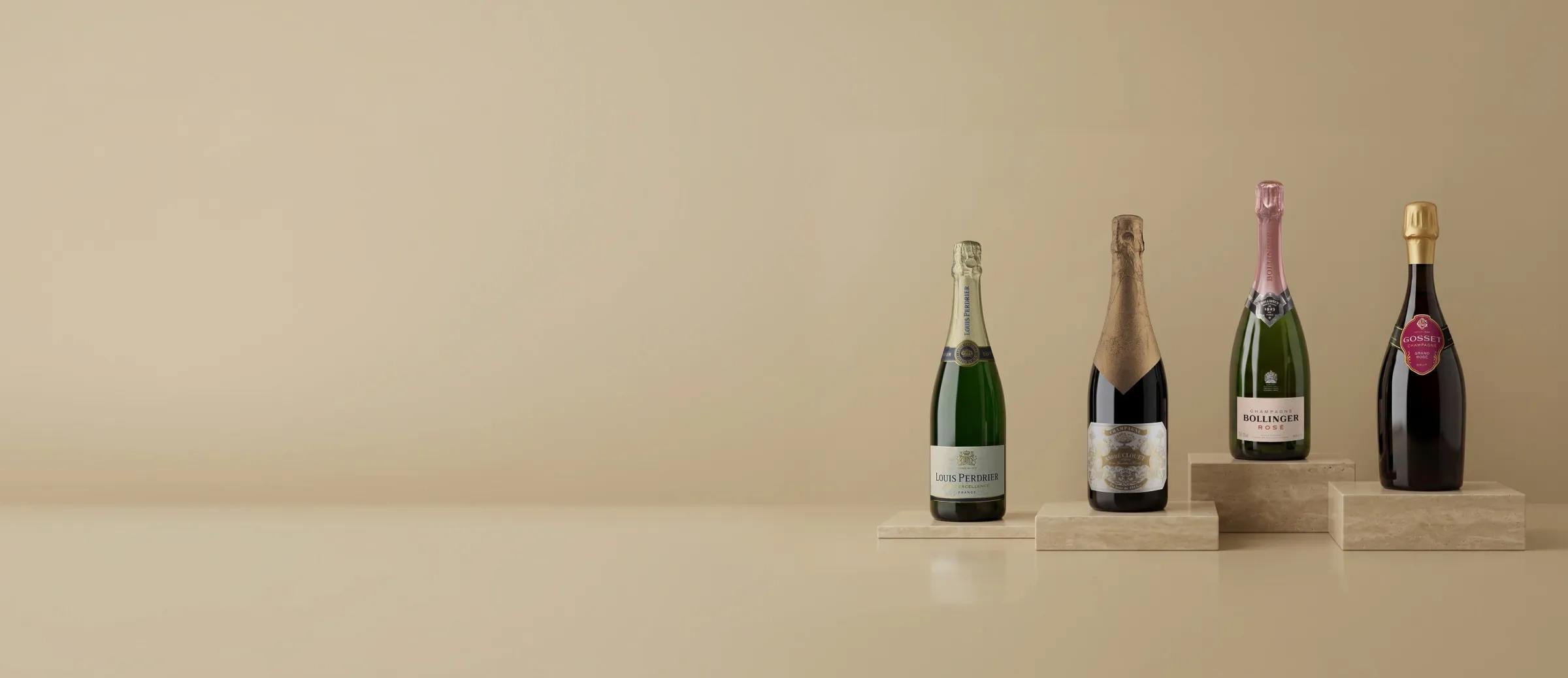 Garrafas de espumantes