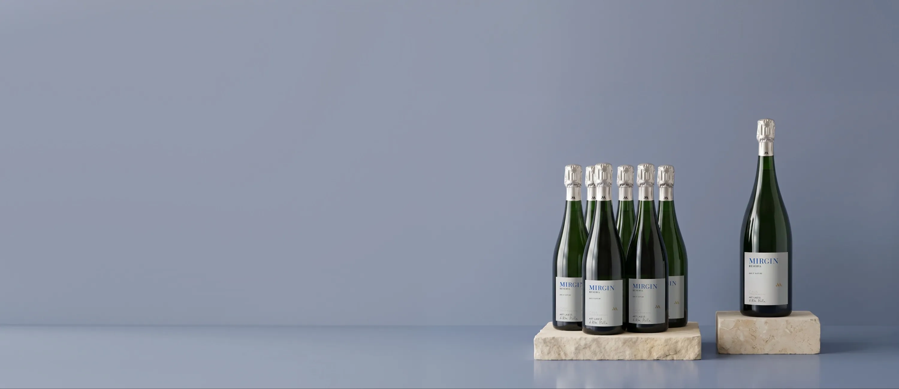 Garrafas de cava Art Laietà Mirgin Reserva