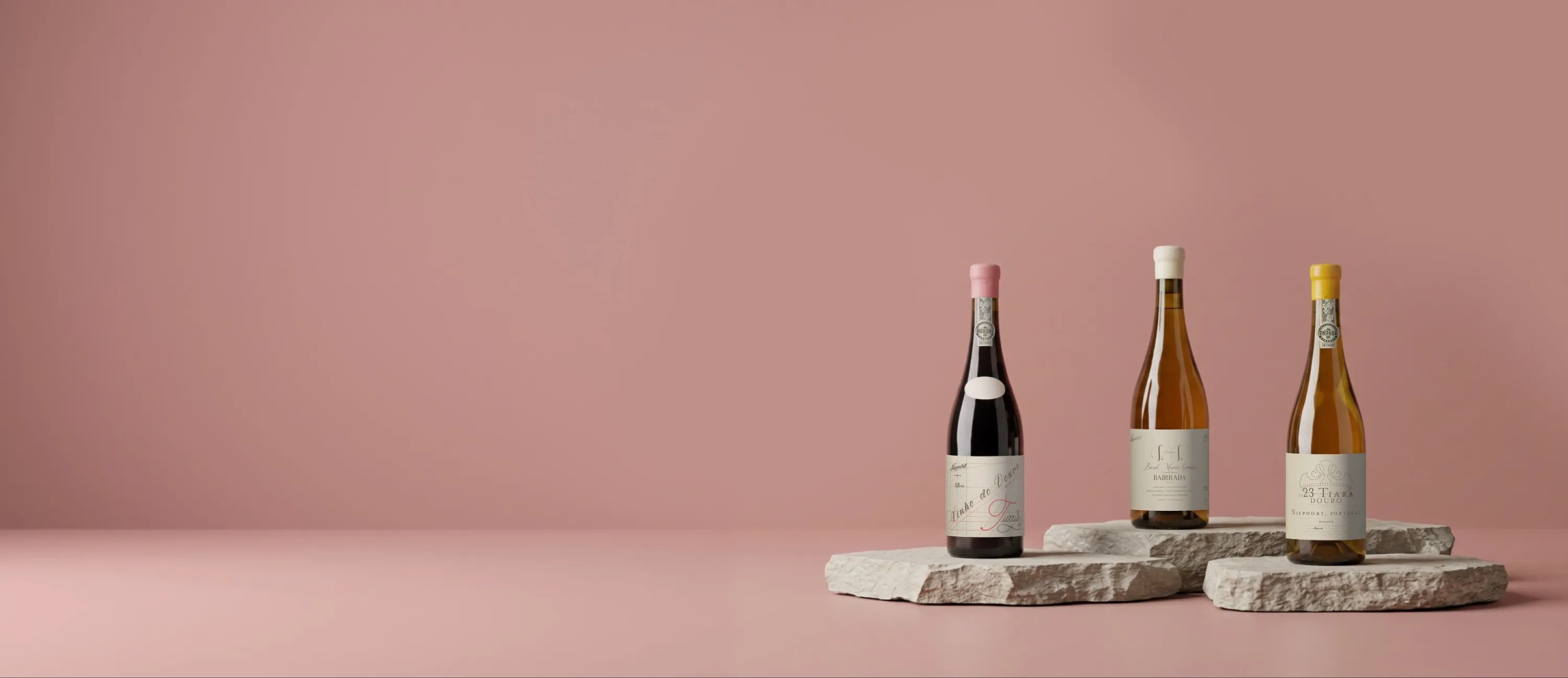 Garrafas de vinho da adega Niepoort