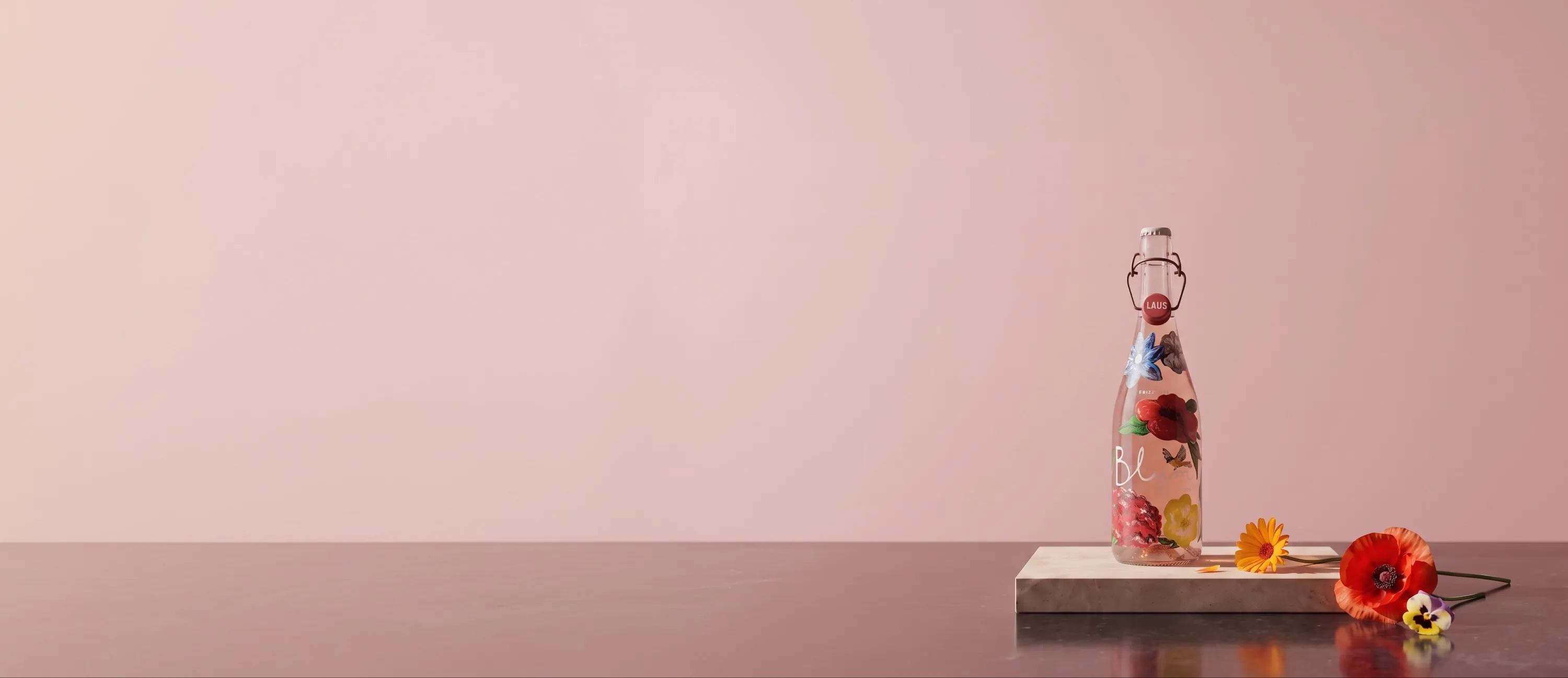 Garrafa de vinho Blum by Laus Rosé
