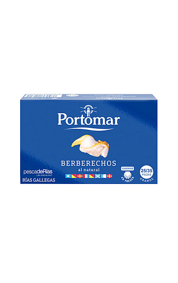 Berberechos al natural Rías Gallegas 25/35 piezas 111 g