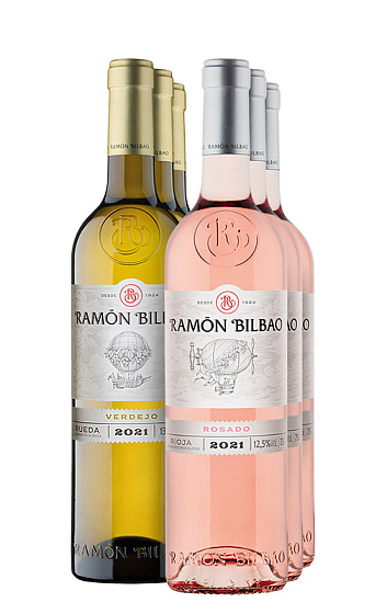 Produto: Pack Ramón Bilbao Verdejo 2021 (x3) y Rosado 2021 (x3)