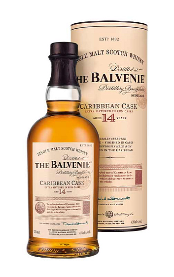 The Balvenie Caribbean Cask 14YO con astuccio