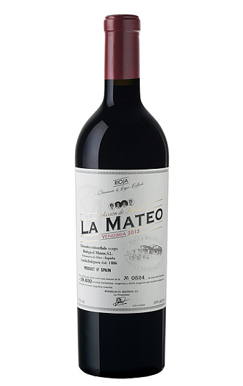 La Mateo Colección de Familia Vendimia 2015