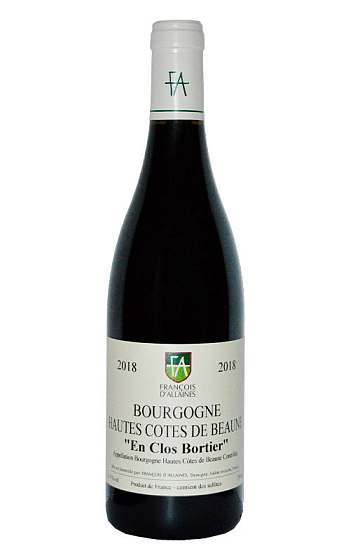 François d'Allaines Hautes Côtes de Beaune Clos Bortier 2018