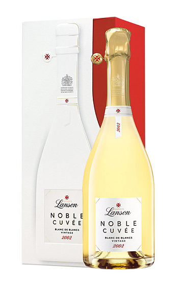 Champagne Lanson Noble Cuvée Blanc de Blancs 2002 avec coffret