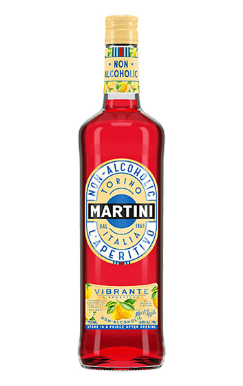 Martini Sin Alcohol Vibrante