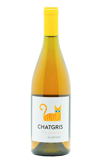 Chat Gris Vin Orange by Jeff Carrel