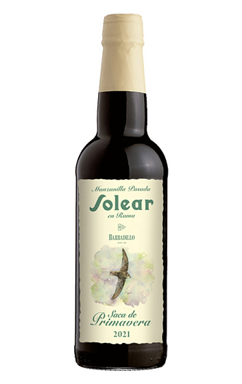 Manzanilla Solear en rama Saca de Primavera 2021 37,5 cl