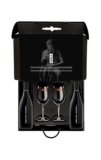 Produto: 2 bottles Habla del Silencio 2023 + 2 glasses