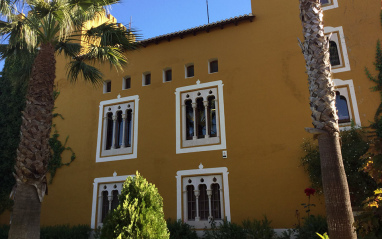 Detalle del edificio de bodega