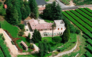 Vista aérea del Pazo Fillaboa