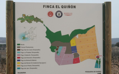 Mapa de la finca El Quiñón