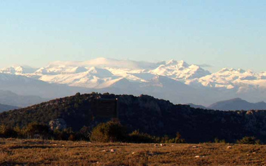 Vista de los Pirineos