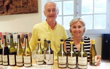 Alain y Anne, responsables de bodega