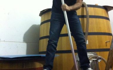 Bruno Murciano en la bodega