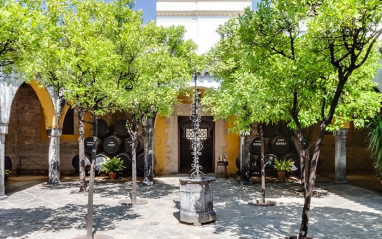 Patio de la bodega