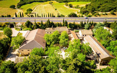 Bodega a vista de dron