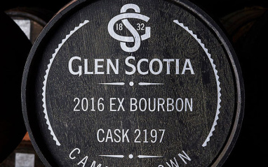 Barril de exbourbon de Glen Scotia