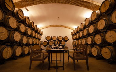 Barricas en Huerta de Albalá