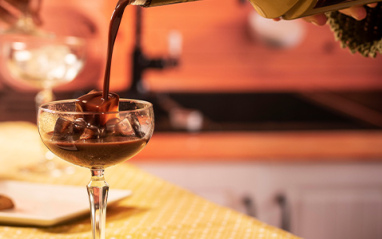 Licor 43 Chocolate puede servirse solo o con hielo