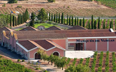 Vista aérea de la bodega