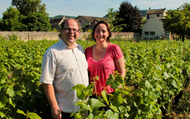 Laurent Juillot y esposa