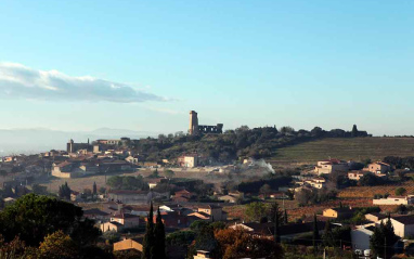 Vista panorámica Châteauneuf du Pape