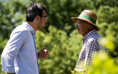 Isidro y su padre Nemesio