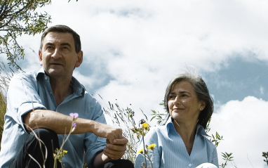 Los dos fundadores de la bodega