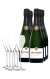 Pack 'Taittinger Brut Réserve' (x6) con Copas (x6)