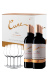 Pacote de 6 copos de cerveja de vidro transparente com tampa e alça, 2018, da marca " CVNE Gran Reserva "