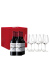 Pacote de 6 garrafas de vinho tinto Vivanco Crianza 2022 com 6 copos de cortesia