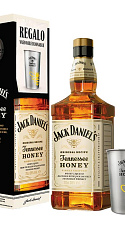 Jack Daniel's Tennessee Honey con vaso de metal de regalo