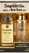 Estuche Seagram's con Coctelera