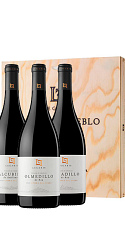 Estuche de Madera Legaris Vinos de Pueblo (x3)